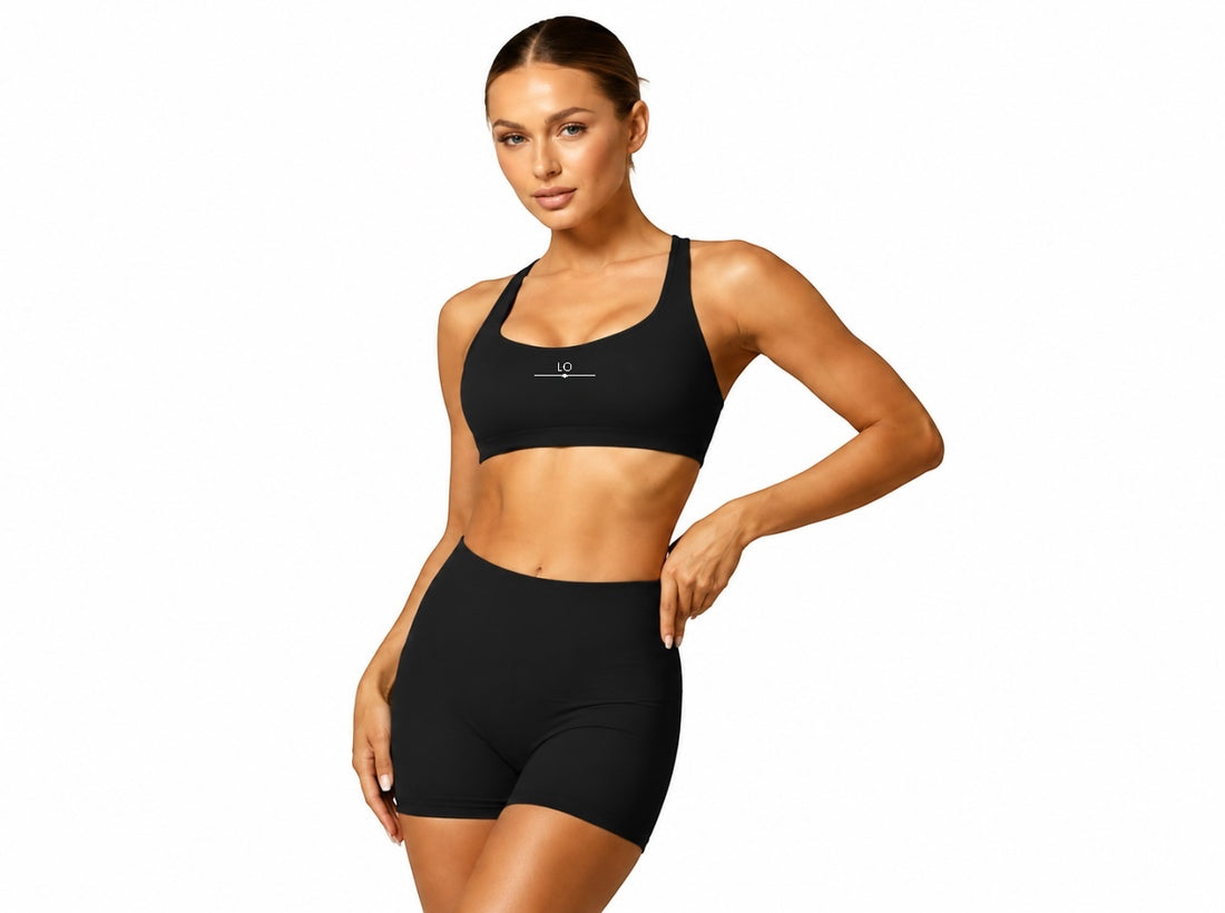 Conjunto Deportivo de Lujo Short y Top Tirantes – LO COSMETICS