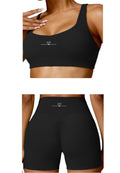 Conjunto Deportivo de Lujo Short y Top Tirantes – LO COSMETICS