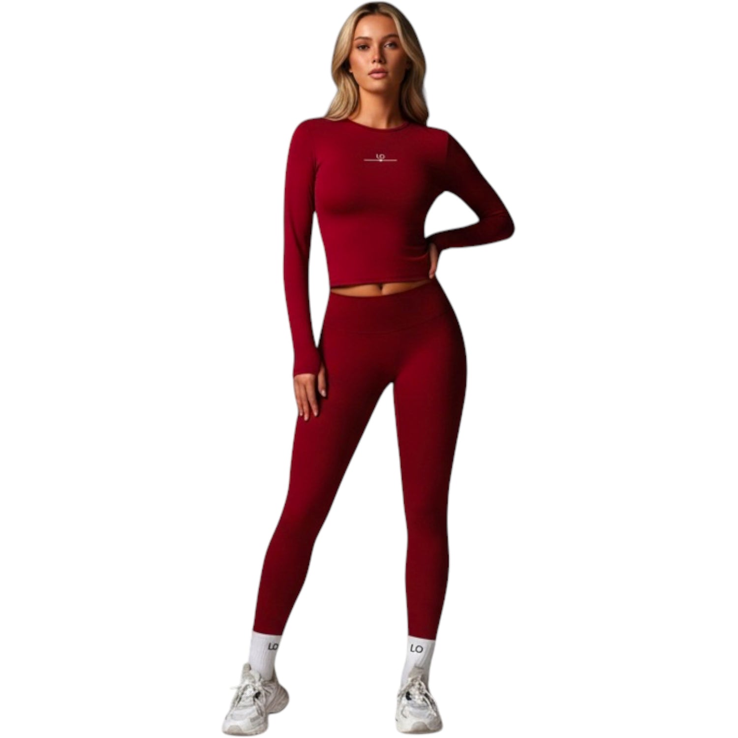 Conjunto Deportivo de Lujo Rojo – LO COSMETICS