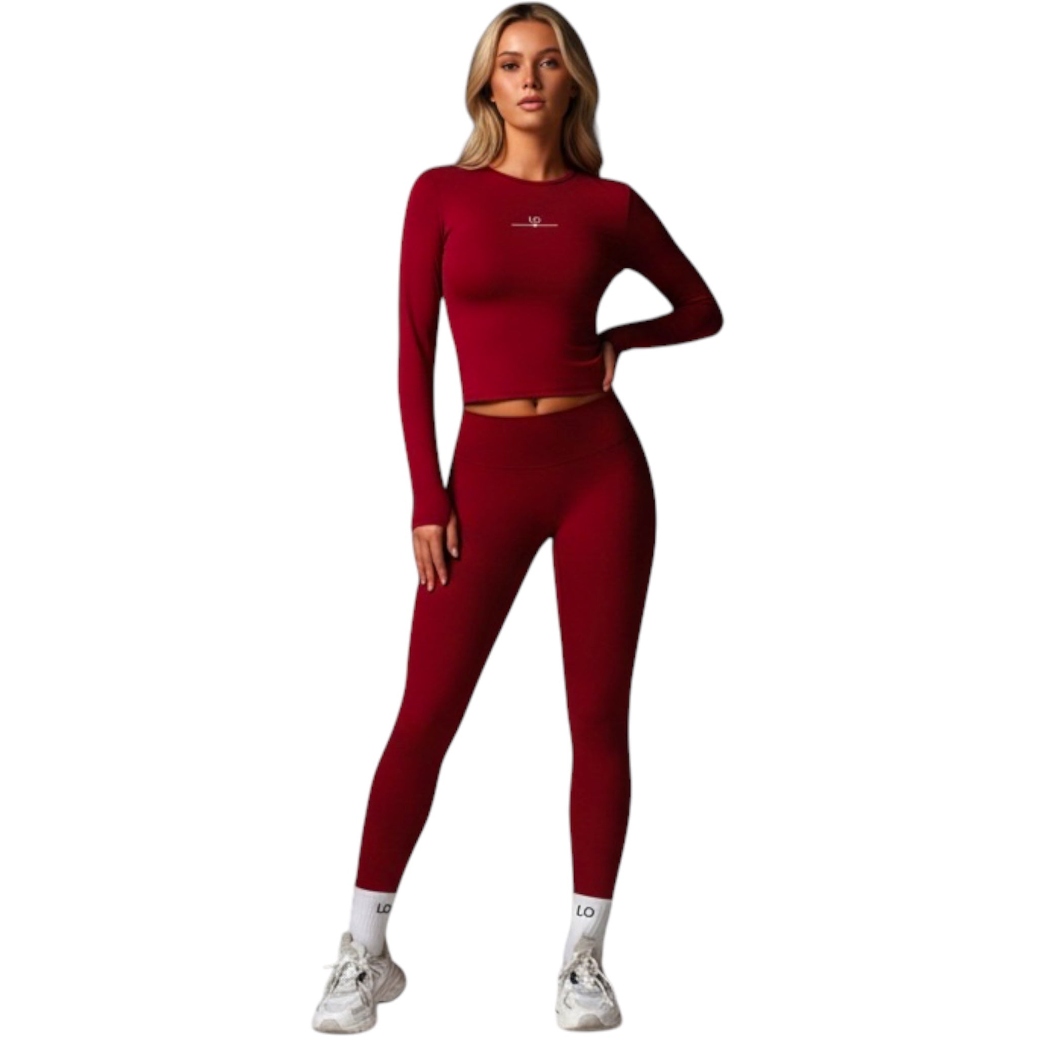 Conjunto Deportivo de Lujo Rojo – LO COSMETICS